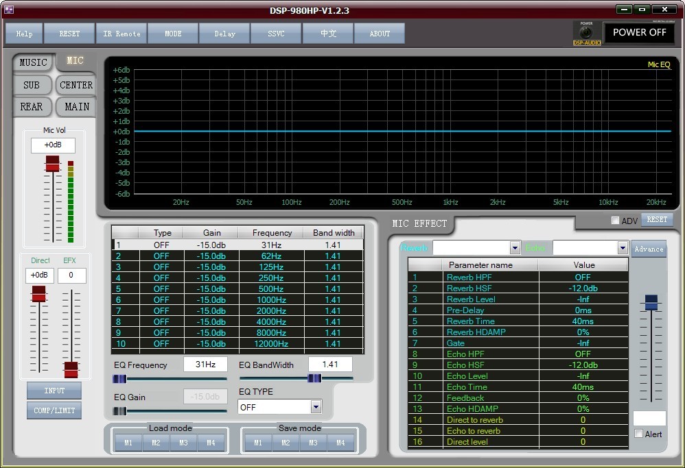 崔帕斯数字KTV前级效果器-TP980A