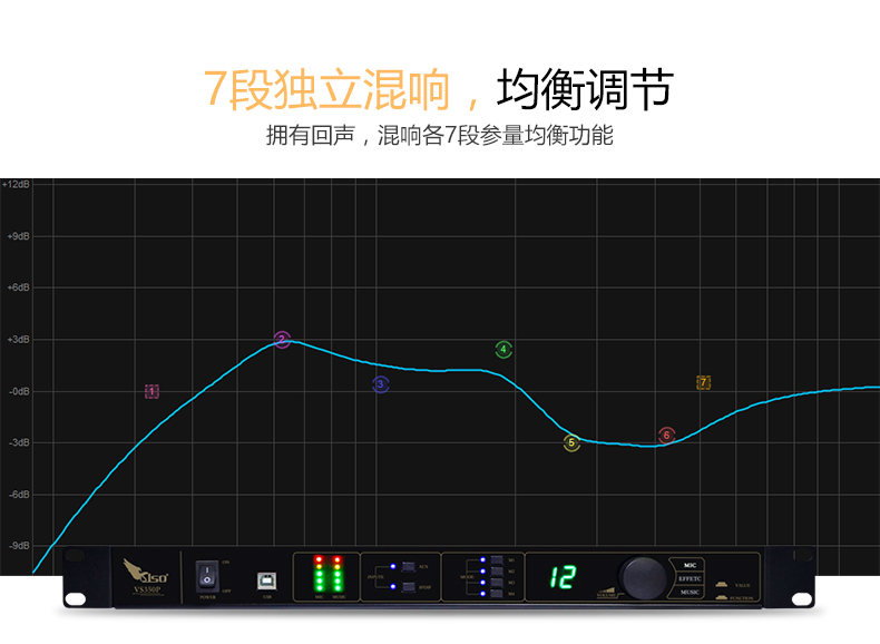 崔帕斯 SISO VS350p 专业KTV效果器